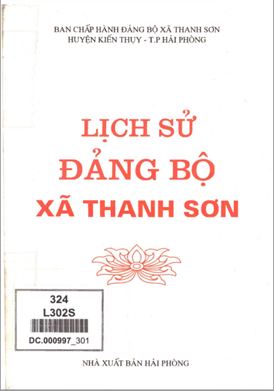 LỊCH SỬ ĐẢNG BỘ XÃ THANH SƠN (BẢN GỐC)